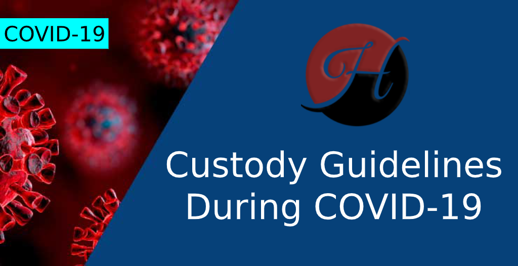 Custody Guidelines During COVID-19